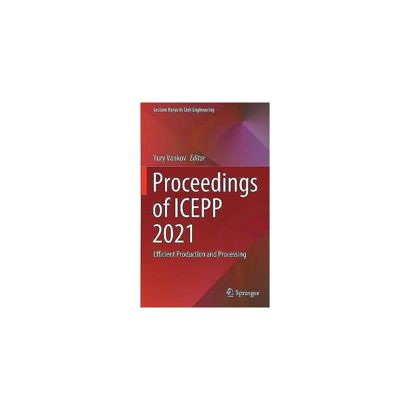 Proceedings of ICEPP 2021 - 9783030860462