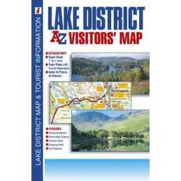 Lake District Visitors Map Paperback Book