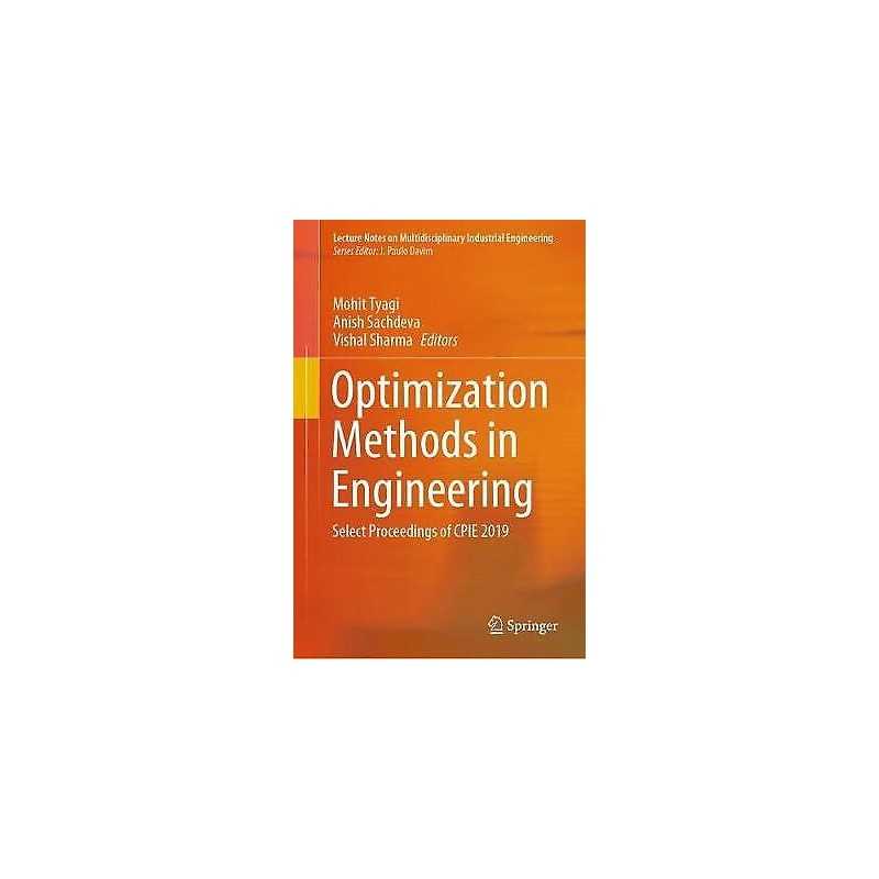 Optimization Methods in Engineering - 9789811545498