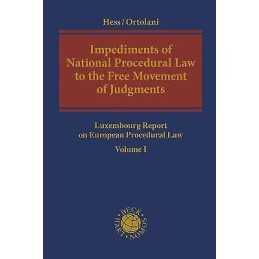 Impediments of National Procedural Law to the Free Movement ... - 9781509932375