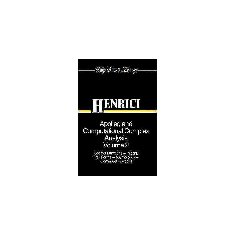 Applied and Computational Complex Analysis, Volume 2 - 9780471542896