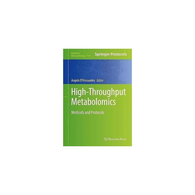 High-Throughput Metabolomics - 9781493992355