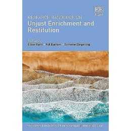 Research Handbook on Unjust Enrichment and Restitution - 9781788114257