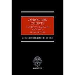 Coroners Courts - 9780199566112
