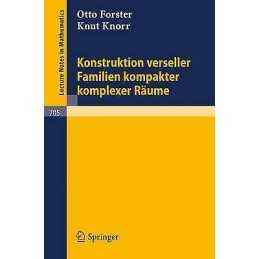 Konstruktion Verseller Familien Kompakter Komplexer Raume - 9783540091226