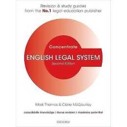 English Legal System Concentrate - 9780198855026