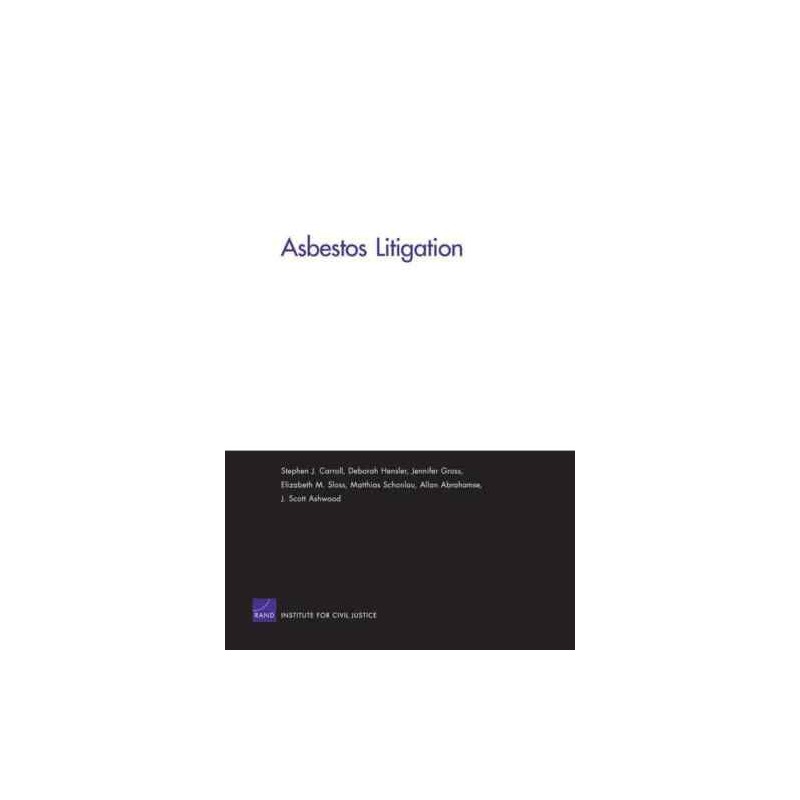 Asbestos Litigation - 9780833030788