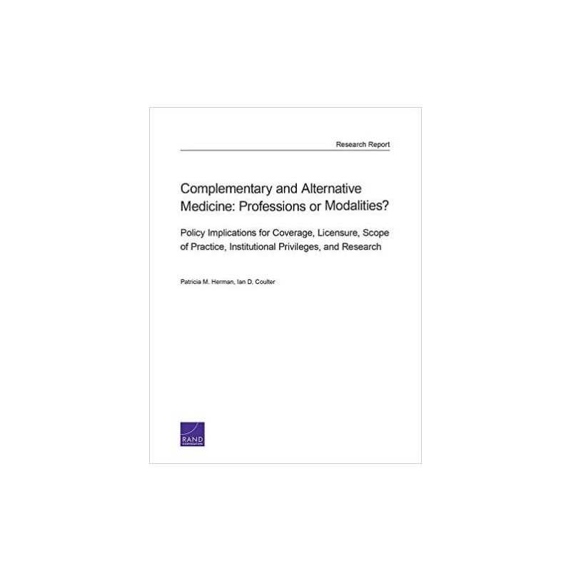 Complementary and Alternative Medicine - 9780833091857