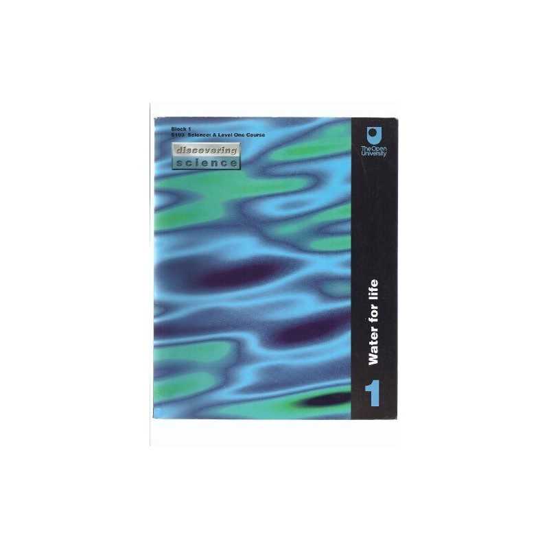 Water for Life (Course S103), Anon