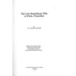 The Late Republican Villa at Posto, Francolise - 9780904152036