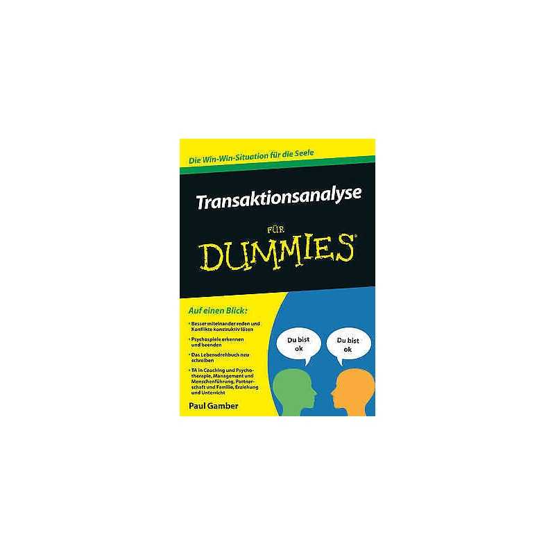 Transaktionsanalyse fur Dummies - 9783527711154