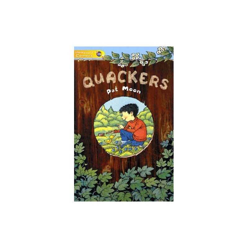 Literacy World Comets St1 Novel Quackers by Moon, Pat Paperback Book