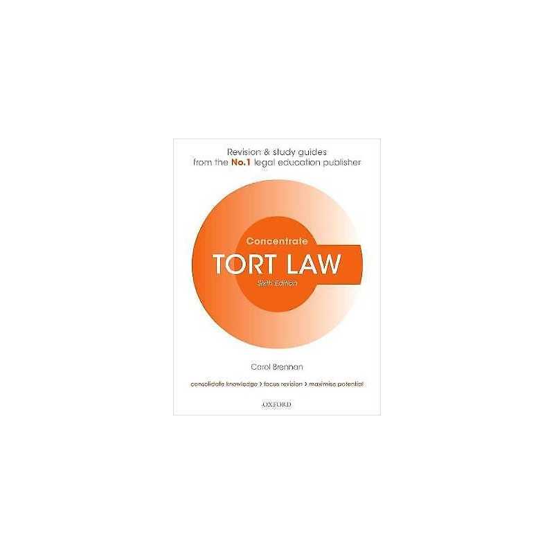 Tort Law Concentrate - 9780192897275