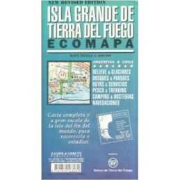 Isla Grande de Tierra Del Fuego Map - 9781879568082
