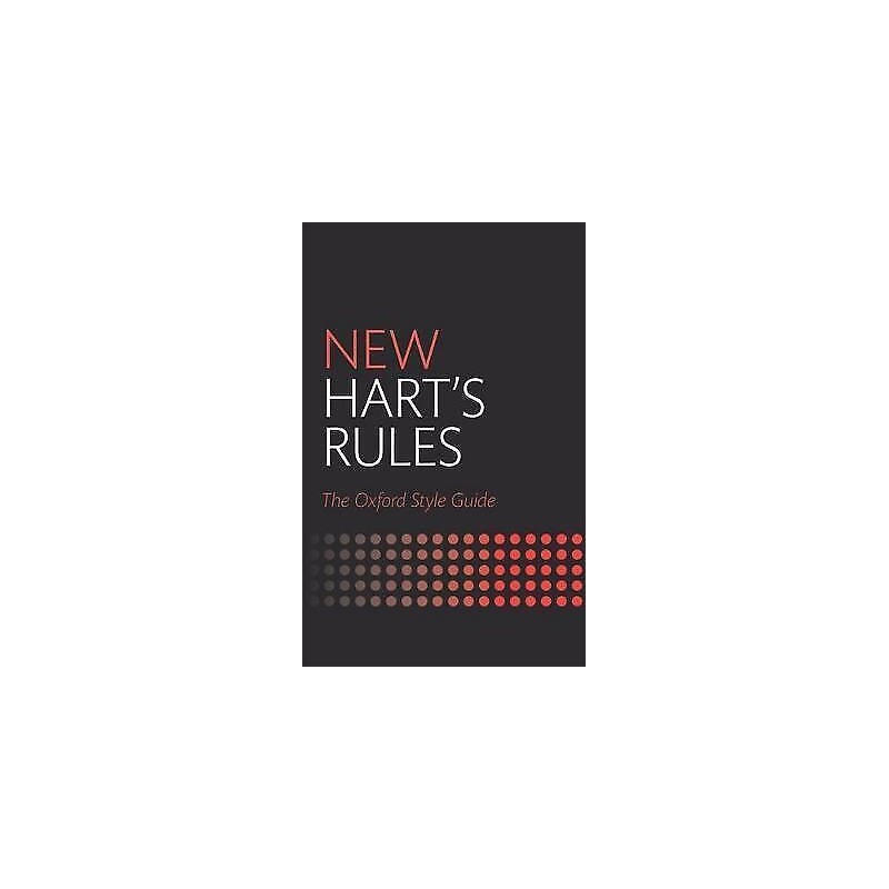 New Harts Rules - 9780199570027