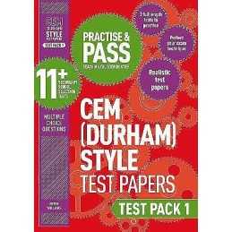Practise and Pass 11+ CEM Test Papers - Test Pack 1 - 9781844556342