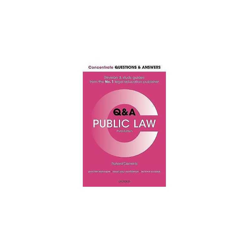Concentrate Questions and Answers Public Law - 9780198853497