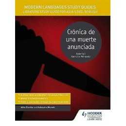 Modern Languages Study Guides: Cronica de una muerte anunciada - 9781471890130