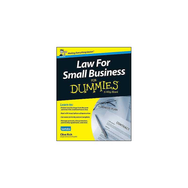 Law for Small Business For Dummies - UK - 9781118970461