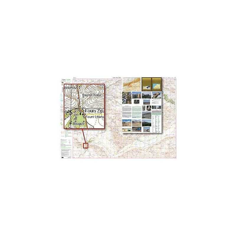 Atlas Mountains Morocco Maps: Upper Draa Valley - 9781906449100