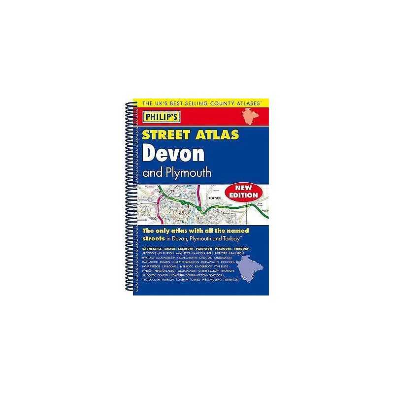 Philips Street Atlas Devon - 9781849074308