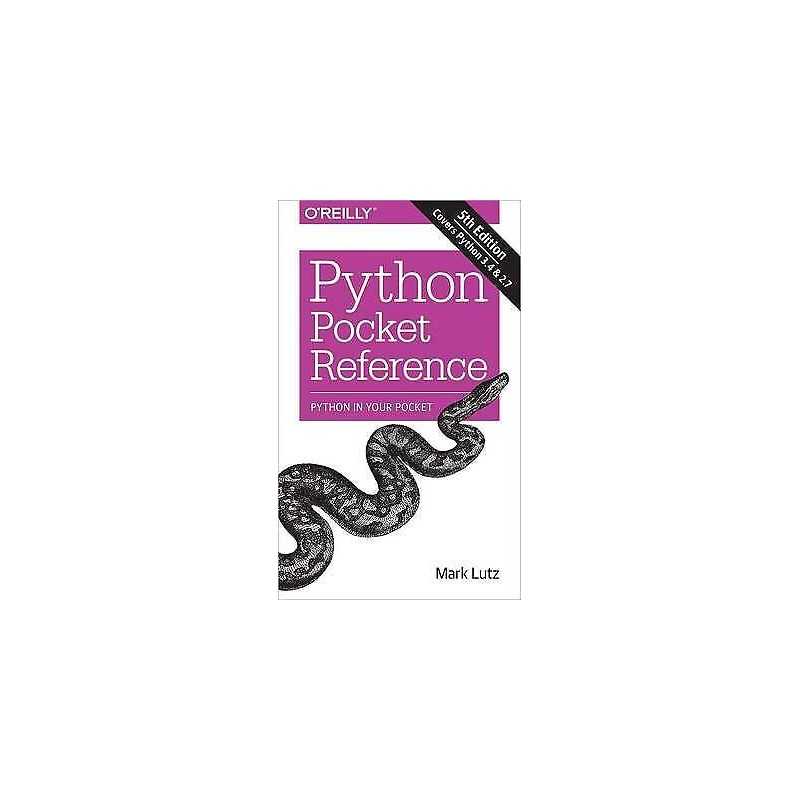 Python Pocket Reference - 9781449357016