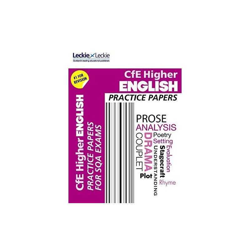 Practice Papers for SQA Exam Revision - Higher English Practice Pap... by Leckie