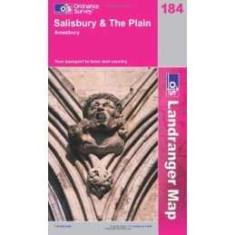Salisbury and The Plain, Amesbury (OS La... by Ordnance Survey Sheet map, folded