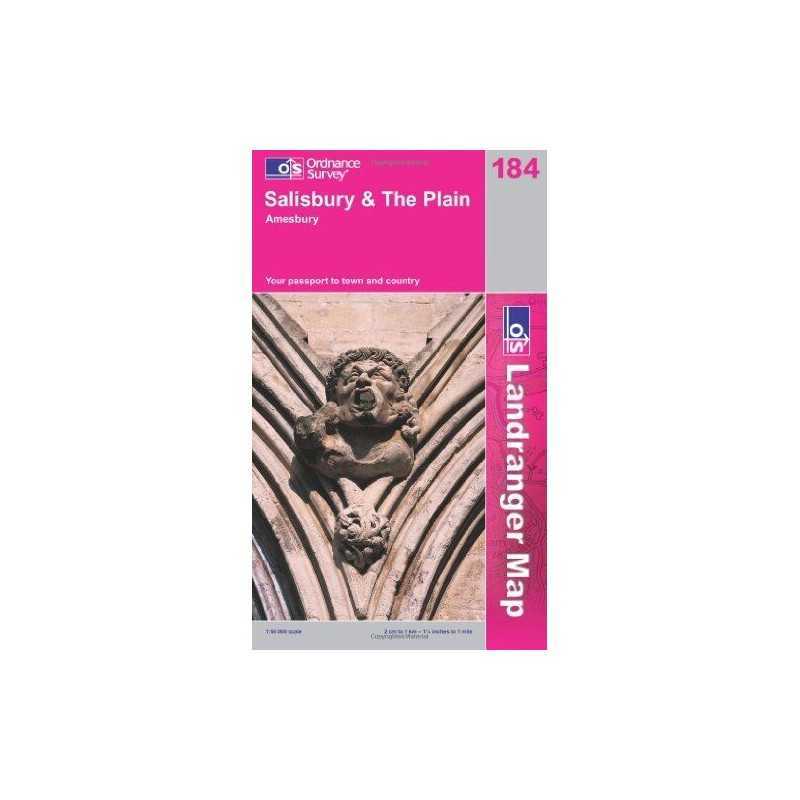 Salisbury and The Plain, Amesbury (OS La... by Ordnance Survey Sheet map, folded