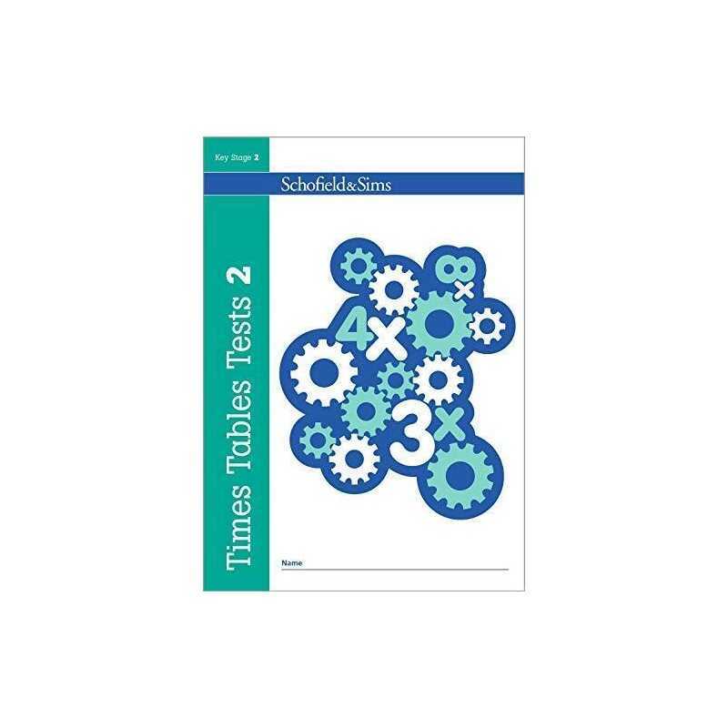 Times Tables Tests Book 2: KS2, Ages 7-11 by Hilary Koll Paperback Book The