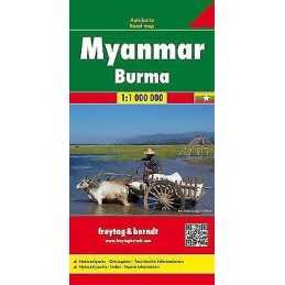 Myanmar - Burma Road Map 1:1 000 000 - 9783707914061