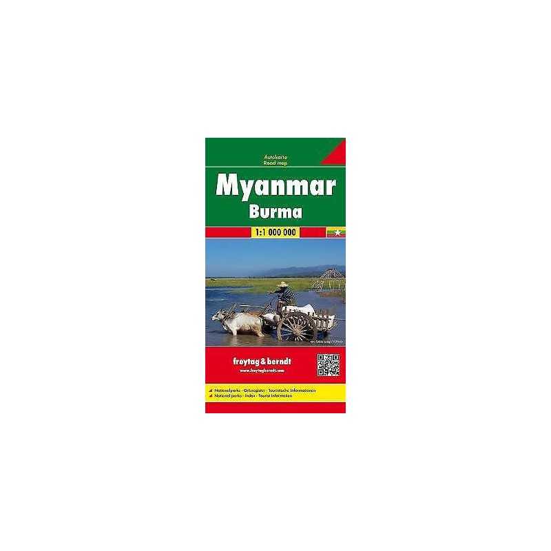 Myanmar - Burma Road Map 1:1 000 000 - 9783707914061