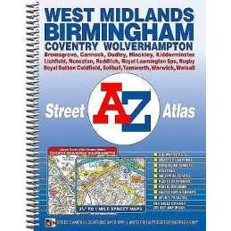 West Midlands A-Z Street Atlas (spiral) - 9781782570943