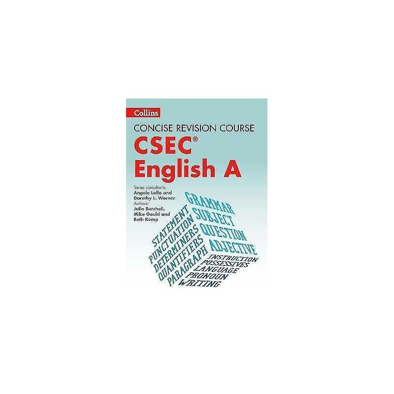 English A - a Concise Revision Course for CSEC (R) - 9780008208134