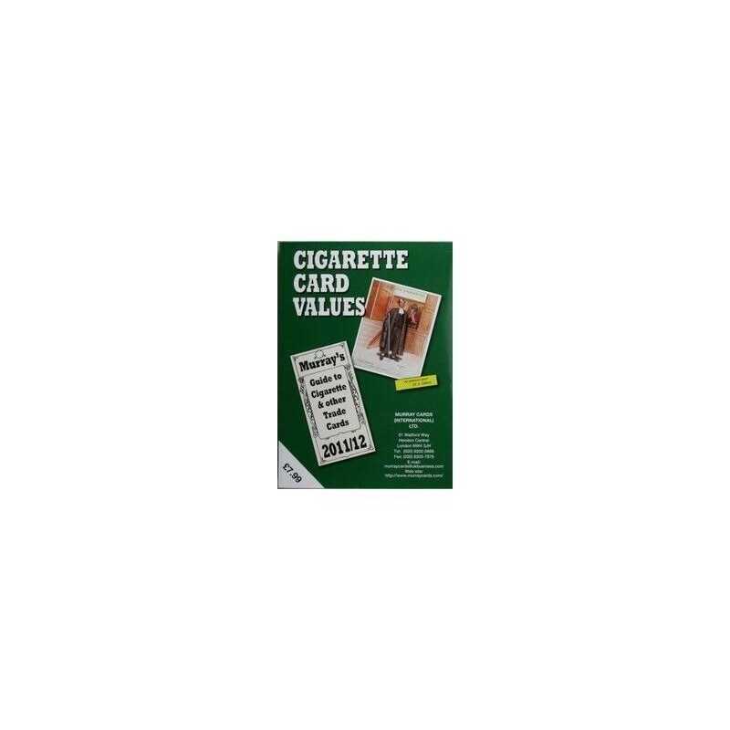 Cigarette Card Values 2011 by Murray Cards Paperback Book