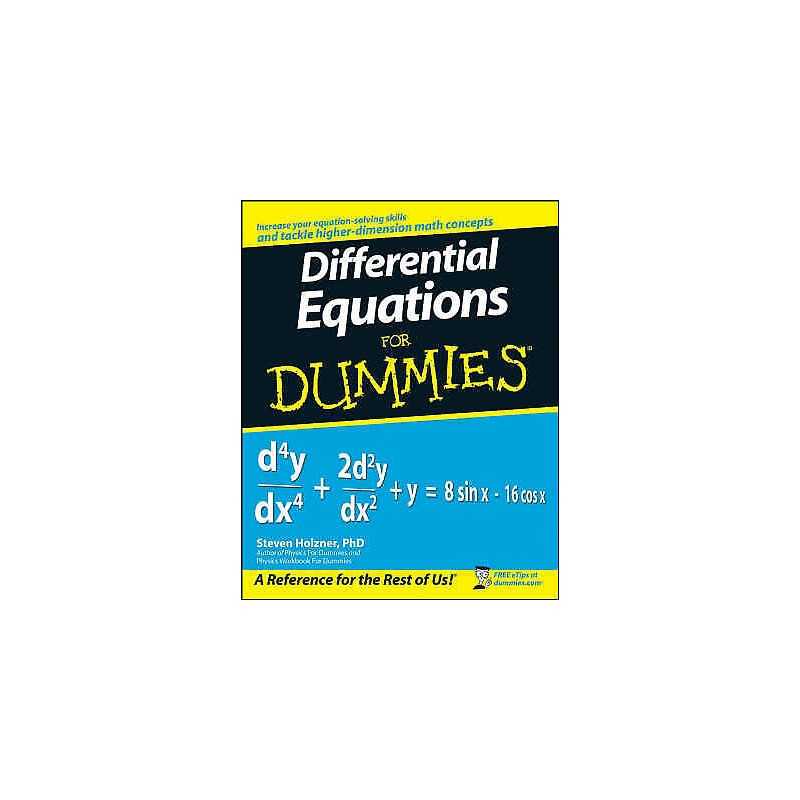 Differential Equations For Dummies - 9780470178140