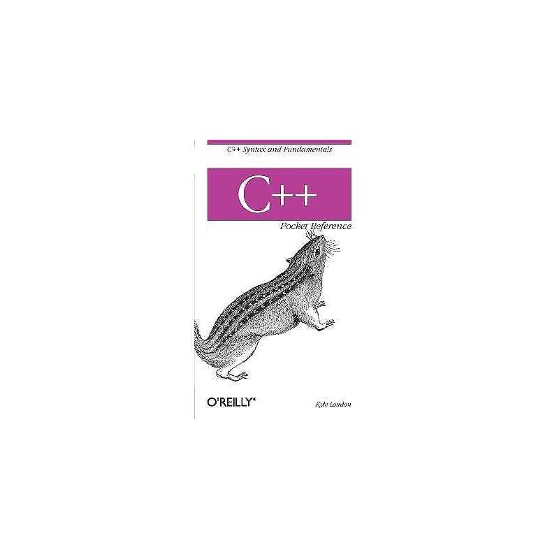 C++ Pocket Reference - 9780596004965
