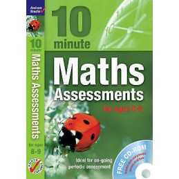 Ten Minute Maths Assessments ages 8-9 (plus CD-ROM) - 9781408110782