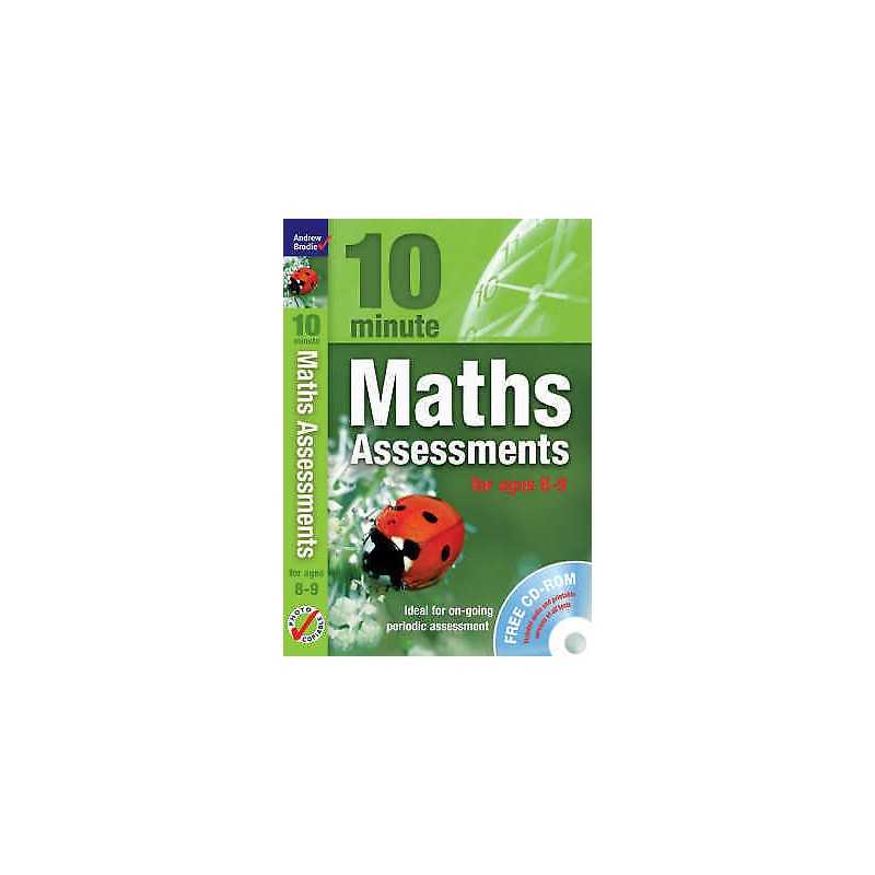 Ten Minute Maths Assessments ages 8-9 (plus CD-ROM) - 9781408110782