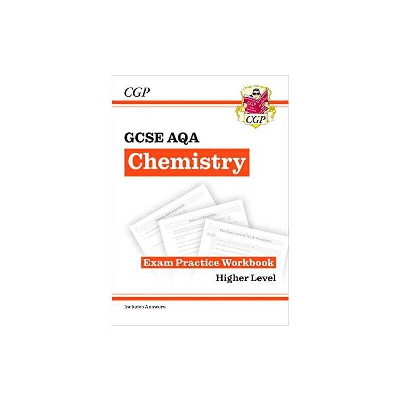 Grade 9-1 GCSE Chemistry: AQA Exam Practice Workbook (with answe... by CGP Books