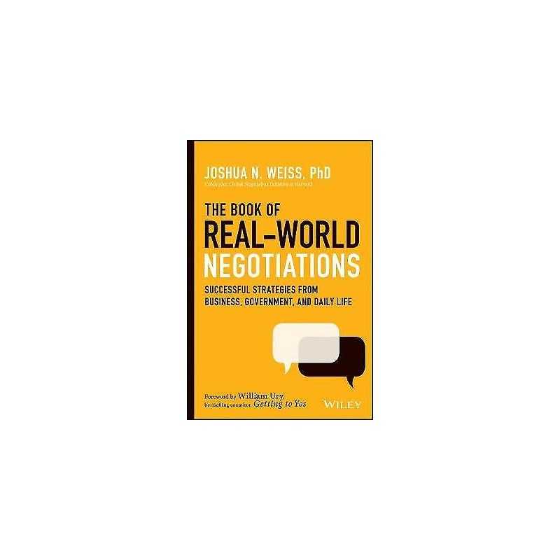 The Book of Real-World Negotiations - 9781119616191
