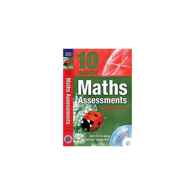 Ten Minute Maths Assessments ages 10-11 (plus CD-ROM) - 9781408110768