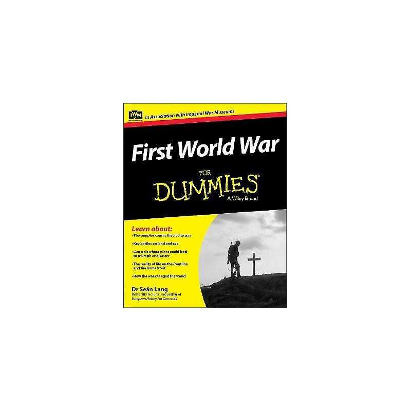 First World War For Dummies - 9781118679999