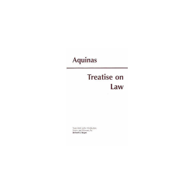 Treatise on Law - 9780872205482