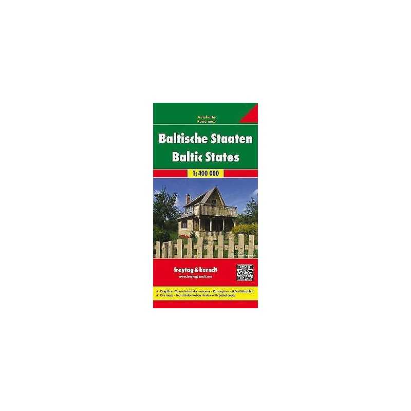Baltic States (Est, Lt, Lv) Road Map 1:400 000 - 9783707905670