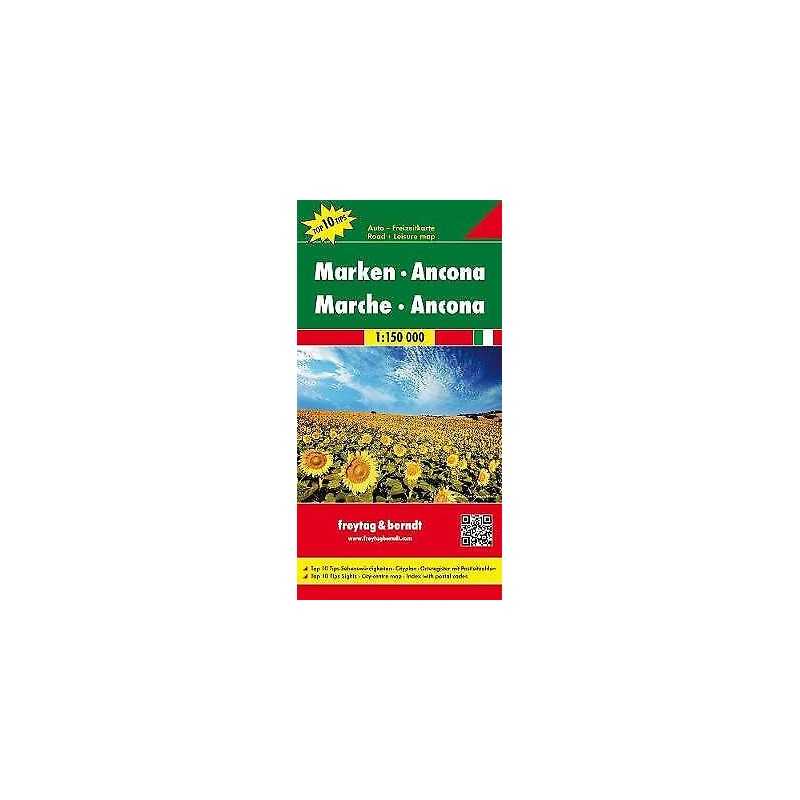 Marken - Ancona Road Map 1:150 000 - 9783707914870