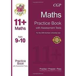 11+ Maths Practice Book with Assessment Tests (Ages 9-10) for th... by CGP Books