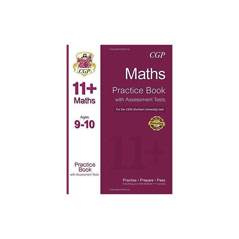 11+ Maths Practice Book with Assessment Tests (Ages 9-10) for th... by CGP Books