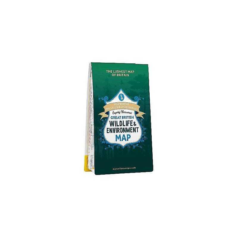 Great British Wildlife & Environment Map - 9781913447106