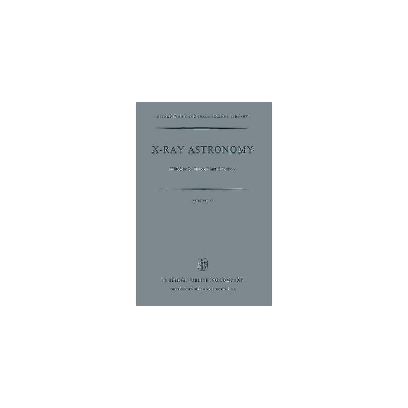 X-Ray Astronomy - 9789027703873